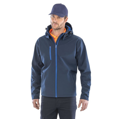 Mens TX Performance Hooded Soft Shell Jacket